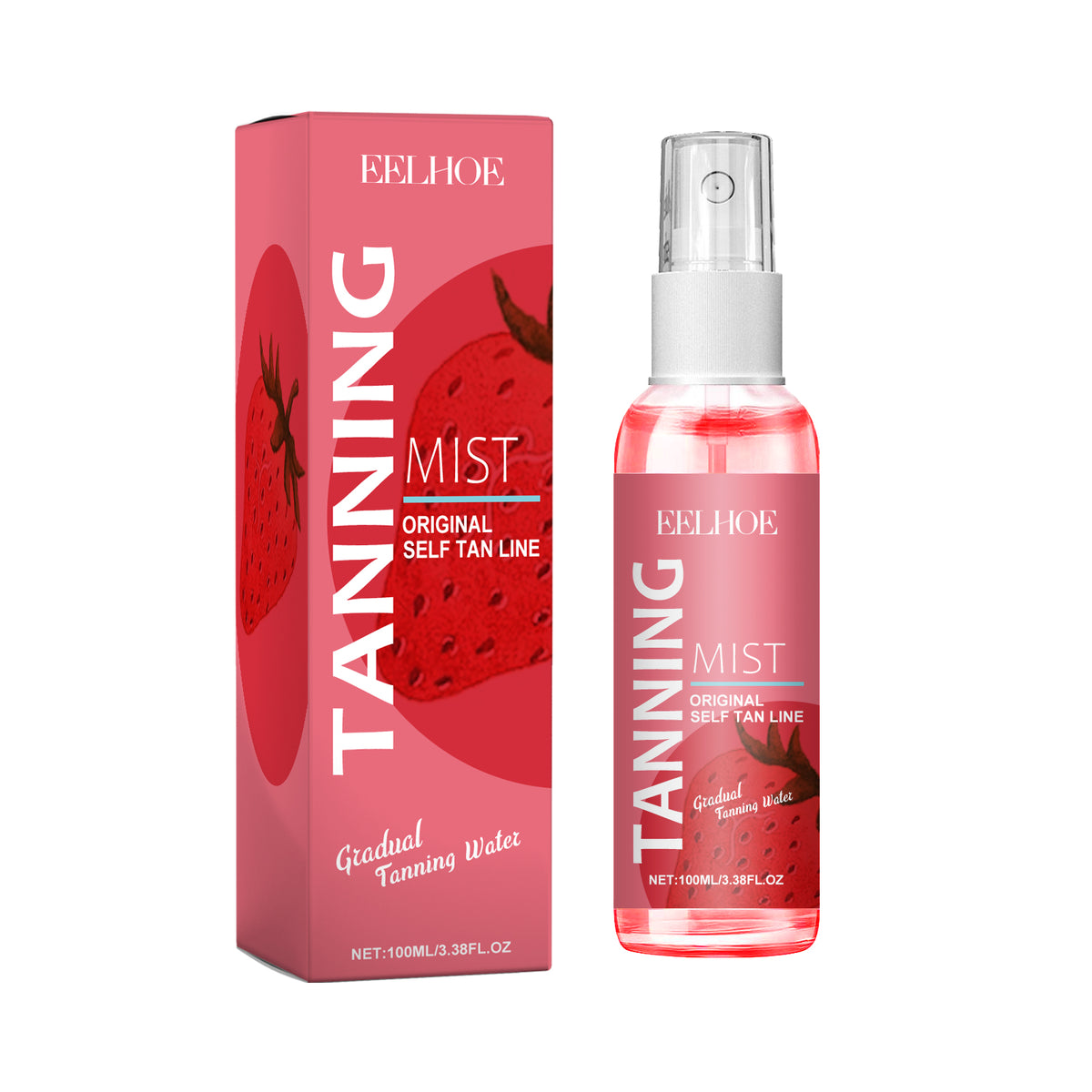 Tanning Mist, Sun Free Long-Lasting Self-Tanning Bronzed Wheat Skin Gentle Moisturizing Skin Care
