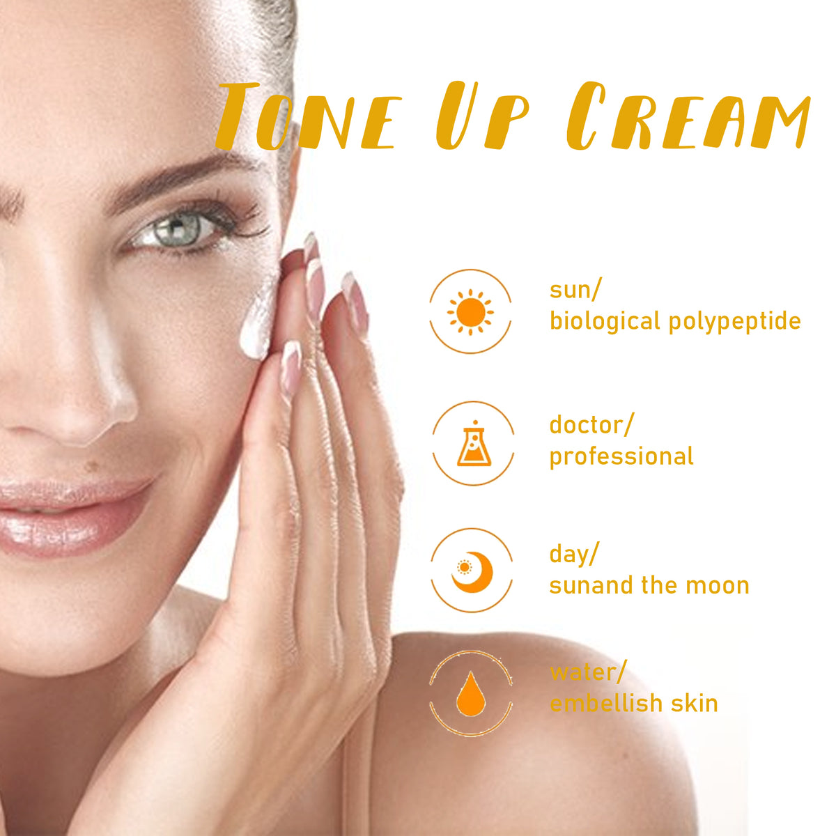 Brightening Cream, Refreshing Moisturizing Non-Greasy Moisturizing Moisturizing And Brightening Skin Toner Cream