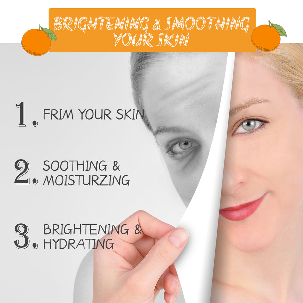 OUHOE Vitamin C Essence, Moisturizing And Brightening Skin Firming And Reducing Fine Lines Essence