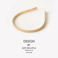 Minimalist metal spring hair clip fine hairpin head clip