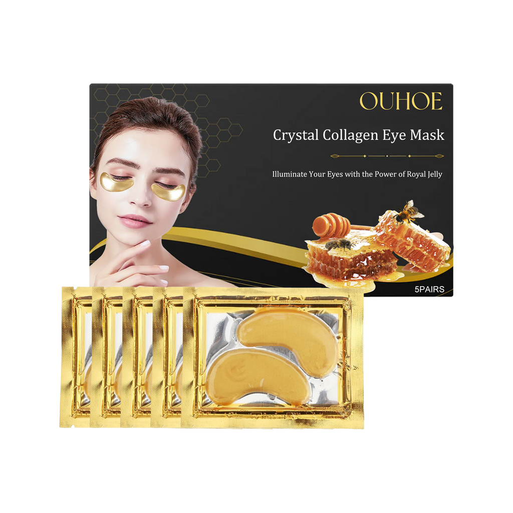 OUHOE   Crystal Collagen Eye Mask Gently Hydrates The Skin Around The Eye Line Collagen Eye Mask