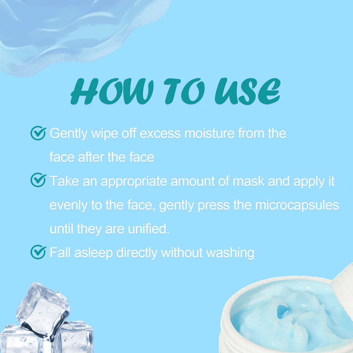 West&Month Rejuvenating Sleep Mask Deeply Cleanses Pores, Hydrates And Moisturizes