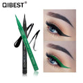 QIBEST Coloured Eyeliner Pen Waterproof And Non Coloured Eye Liner Ins Super Fire Coloured Pencil