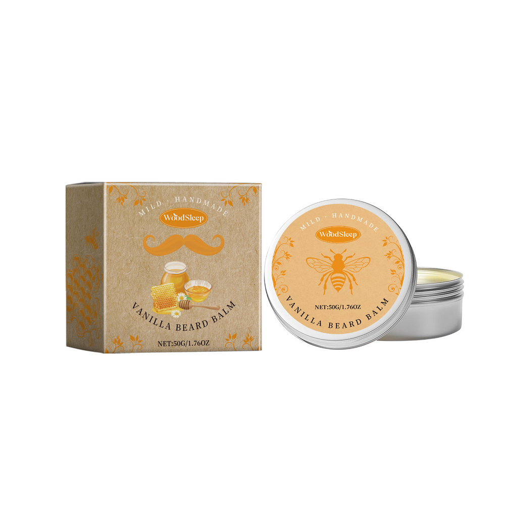 WoodSleep Men's Beard Balm Gentle Nourishing Beard Fragrance Soft, Bright And Three-Dimensional Shape