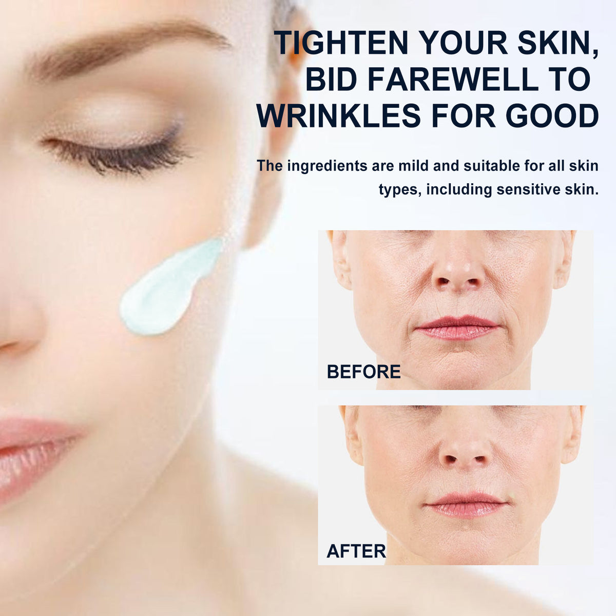 Fine Lines Whitening Cream Gentle Moisturizing, Firming And Smoothing Face Fine Lines Skin Care Brightening Cream
