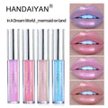 HANDAIYAN New Polarized Lip Gloss Renji Color Colorful Lip Gloss Lip Glaze Lasting Moisturizing