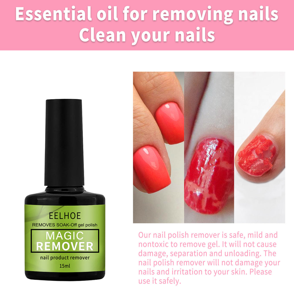 EELHOE Magic Remover, Nail Polish Remover Nail Polish Remover Magic Nail Polish Remover For Nail Salon