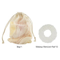12Pcs Makeup Remover Pads Reusable Cotton Pads Make Up Facial Remover Bamboo Fiber Facial Skin Care Nursing Pads Skin Cleaning