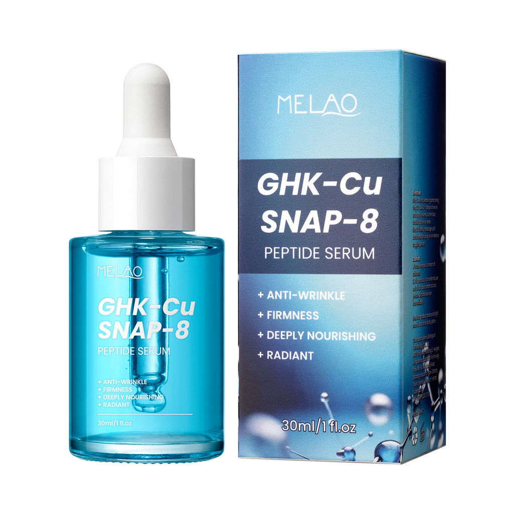 MELAO Blue Copper Peptide Multi-Peptide Serum GHK-Cu SNAP-8 Facial Essence