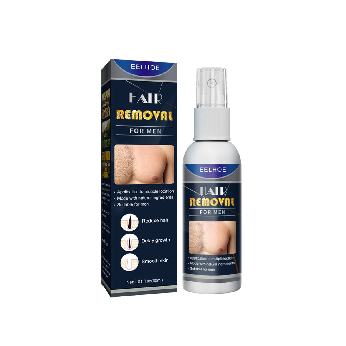 Underarm Refreshing Hair Removal Spray Underarm Gentle Hair Removal Spray Does Not Stimulate Fine Smooth Hair Removal