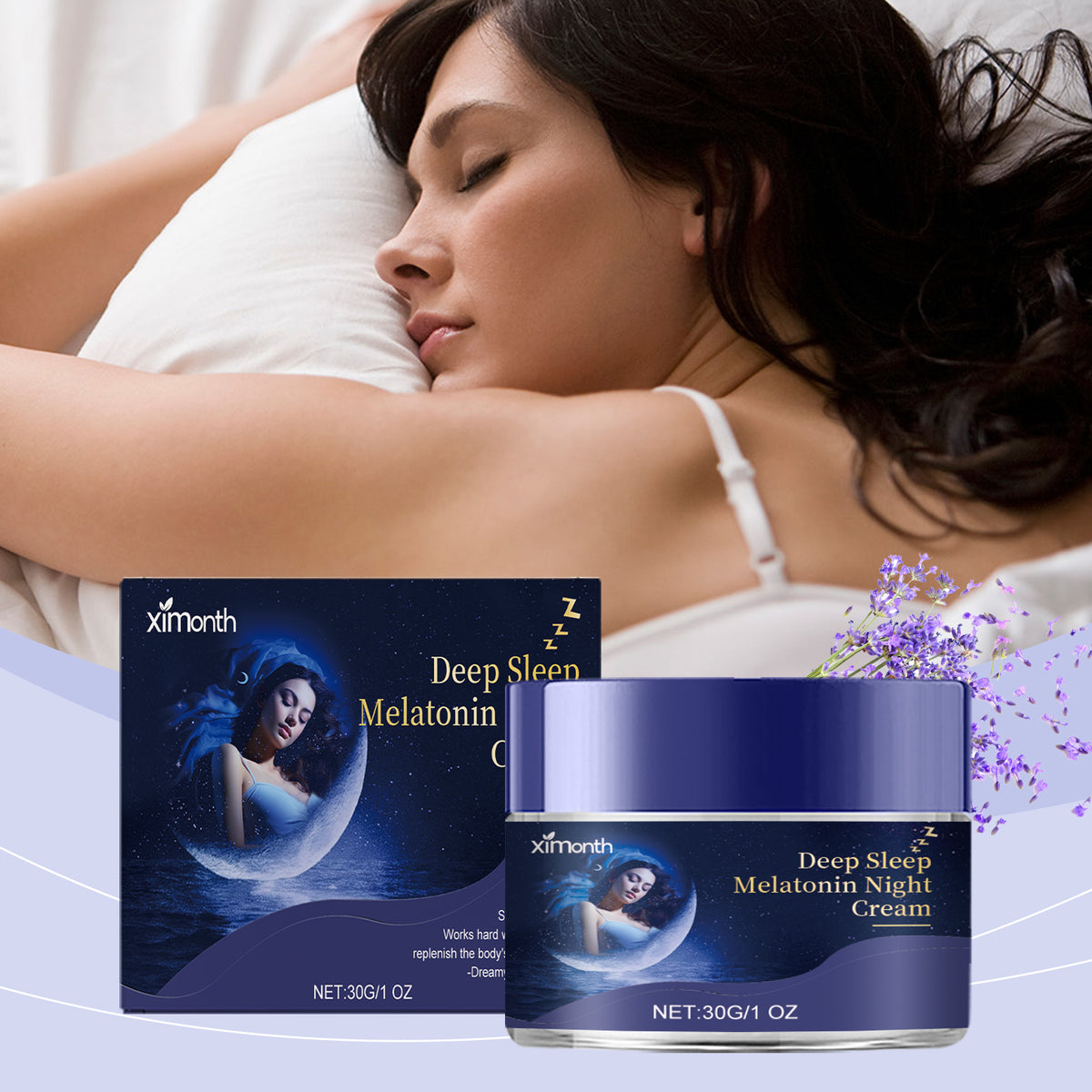Ximonth Soothing Night Cream Pamper The Night By Relieving Sleep Discomfort And Enhancing Sleep Comfort