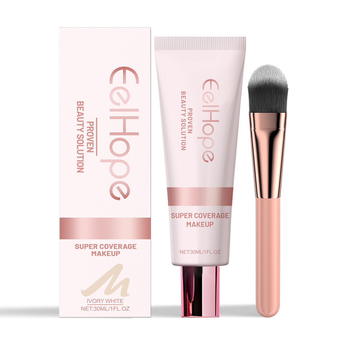 Eelhope Concealer Liquid Foundation Natural Lightweight Moisturizing And Brightening Concealer Strong Oil Control Concealer Liquid Foundation