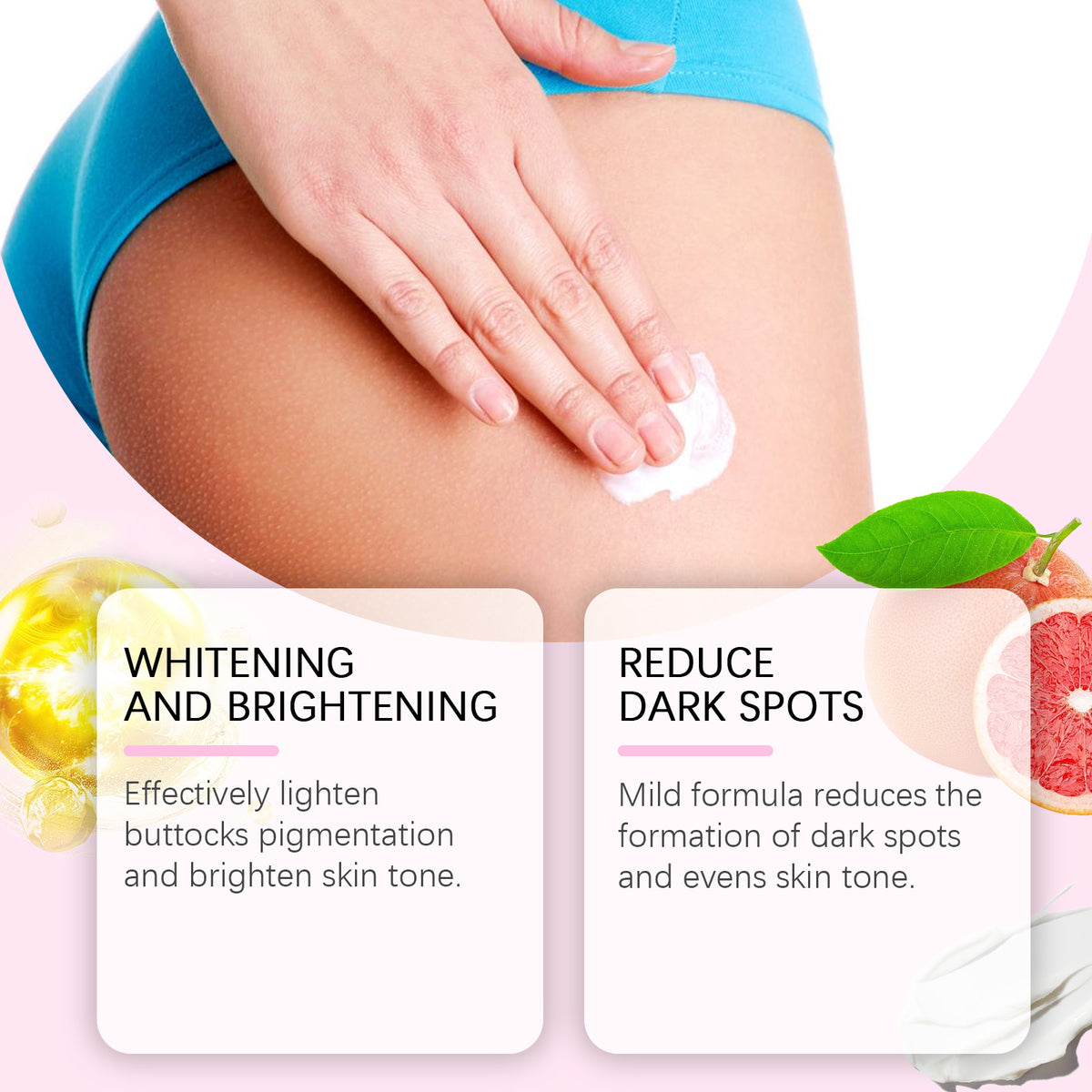 West&Month Butt Acne Treatment Shower Gel, Body Skin Clean And Fade Acne Mild And Refreshing