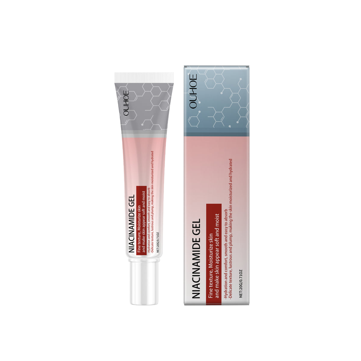OUHOE Nicotinamide Gel Moisturizes Soothing Firming Skin Hydrating Hydrating Facial Moisturizing Gel