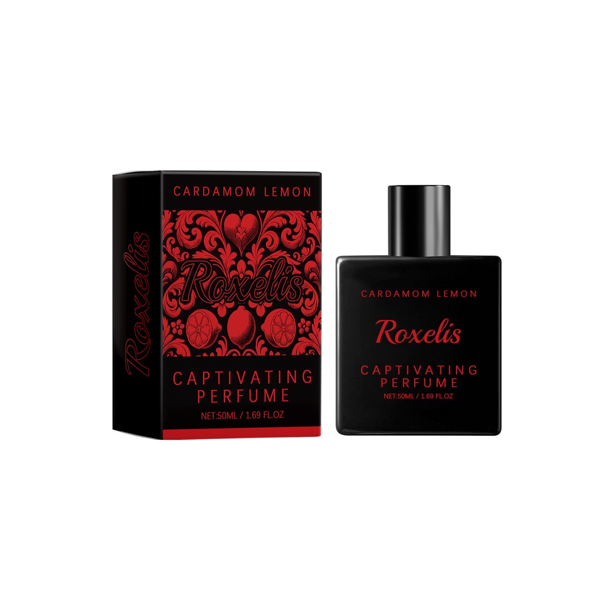 Rich Cardamom Lemon Charming Perfume Rich Charming Perfume Cardamom Lemon Fresh Unique Charm Rich Fragrance