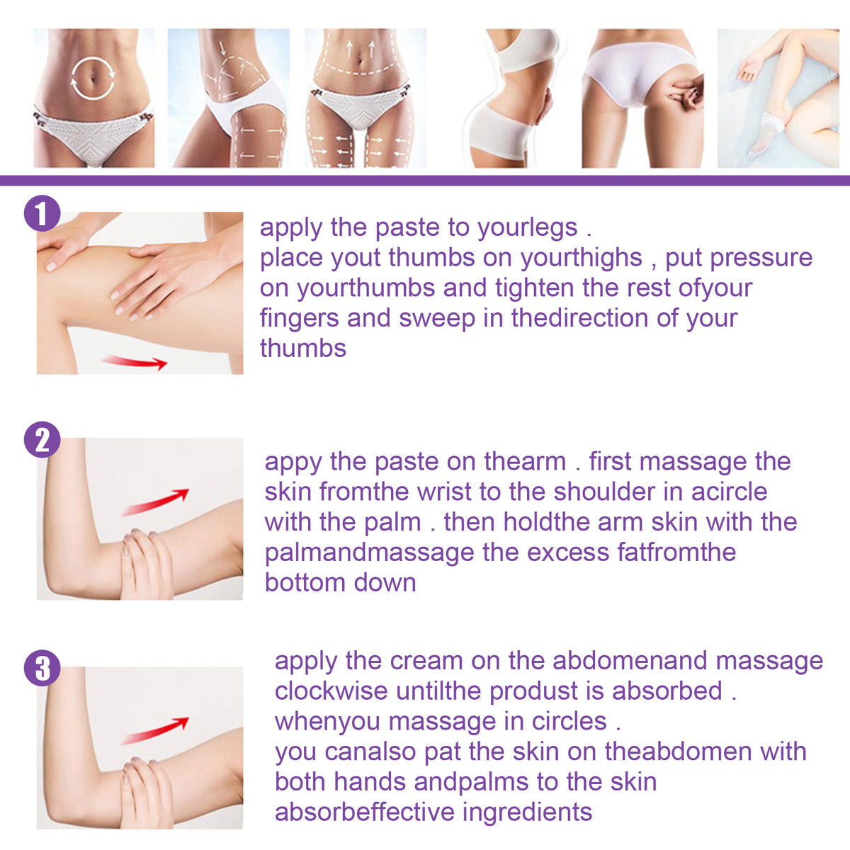 EELHOE Firming Slimming Cream, Body Shaping Tighten And Moisturizing Skin Massage Cream