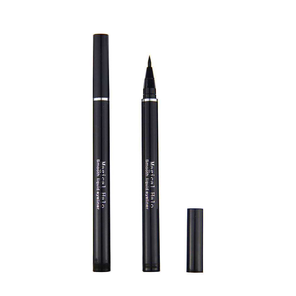 Magical Halo Black Eyeliner Waterproof Sweat-Proof Quick-Drying Hard-Headed Liquid Eyeliner
