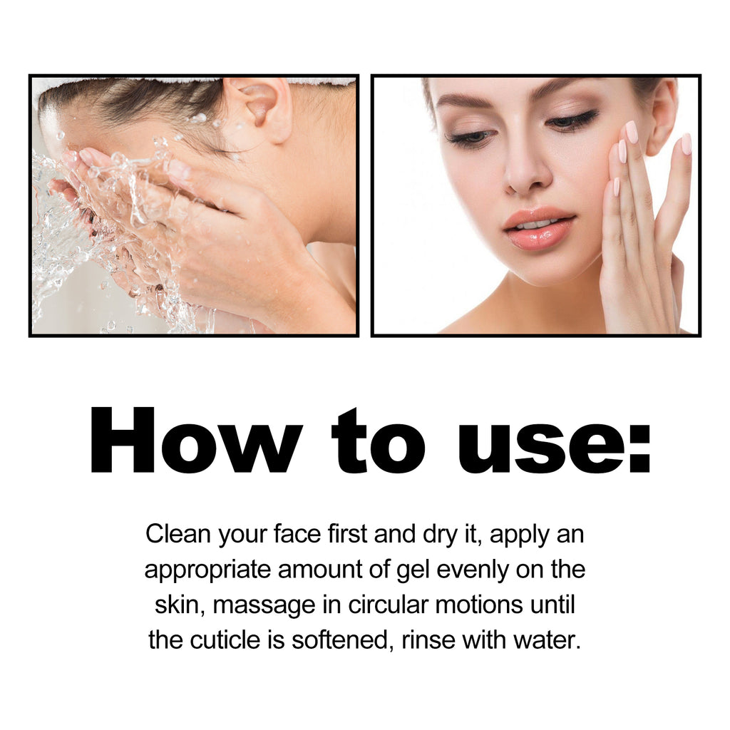 Purifying Exfoliating Gel, Chun White Tender Skin Clean Bright Skin Cutin Tighten Pores