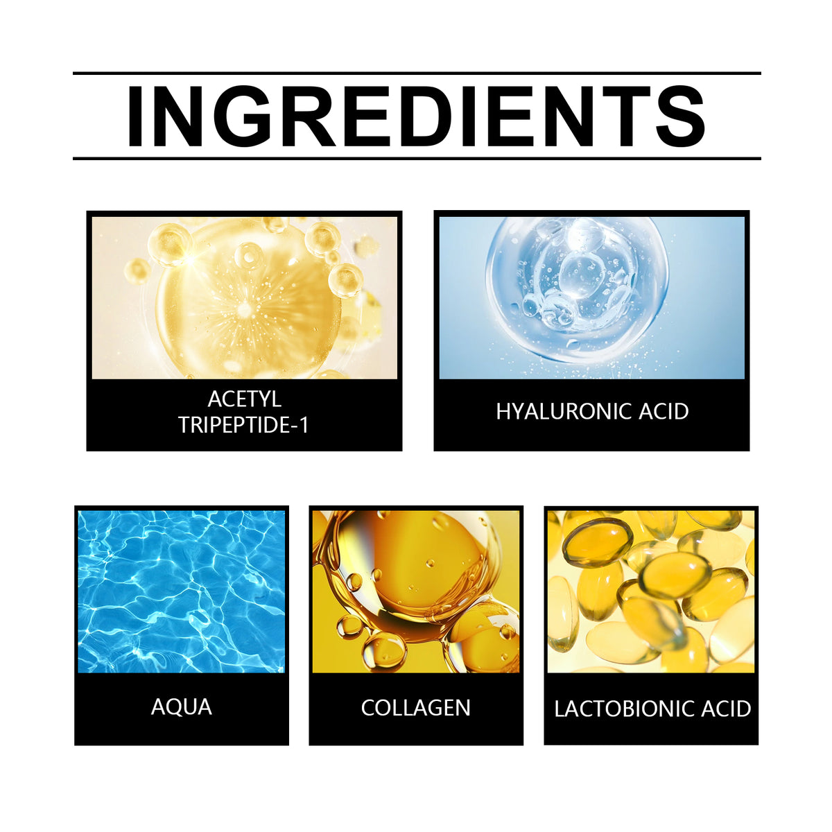 OUHOE Facial Essence, Lactose Acid Moisturizing, Moisturizing, Firming And Rejuvenating Skin Care Essence