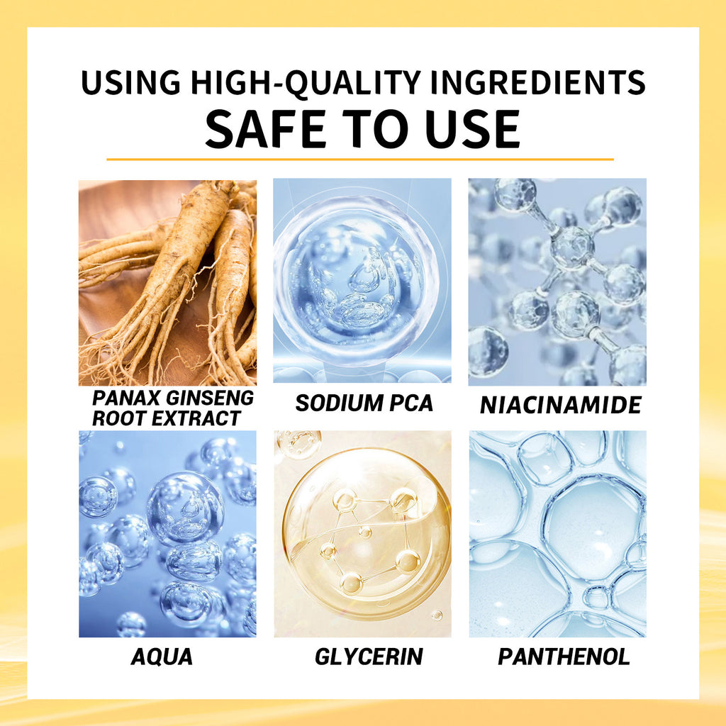 Ginseng Face Essence Moisturizes And Hydrates Soft, Hydrating And Easy To Absorb Refreshing Face Moisturizing Essence