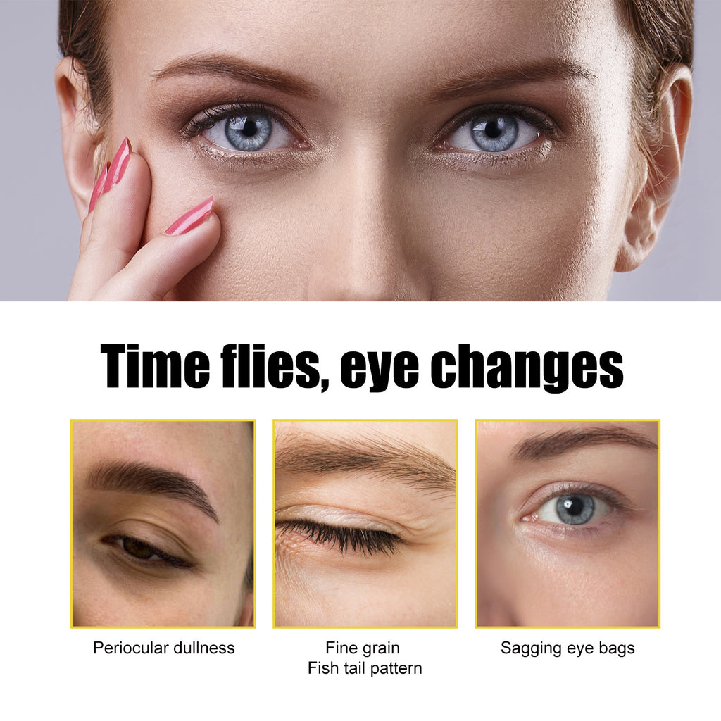 EELHOE Collagen Gold Eye Mask Firming Eye Pattern Patch Overnight Dark Circles Under Eye Elastic Repair