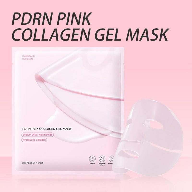 PDRN PINK COLLAGEN GEL MASK Pink Collagen facial mask Jelly Split facial mask