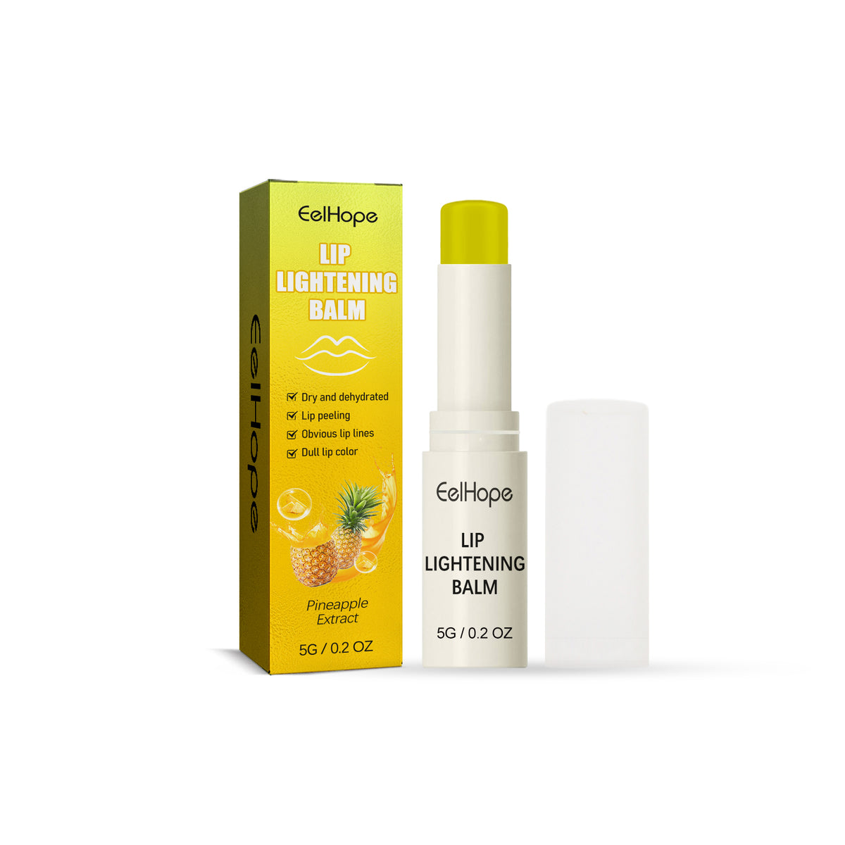Pineapple Moisturizing Lip Balm Moisturizes, Hydrates, Removes Dead Skin And Prevents Dry, Cracked Lips