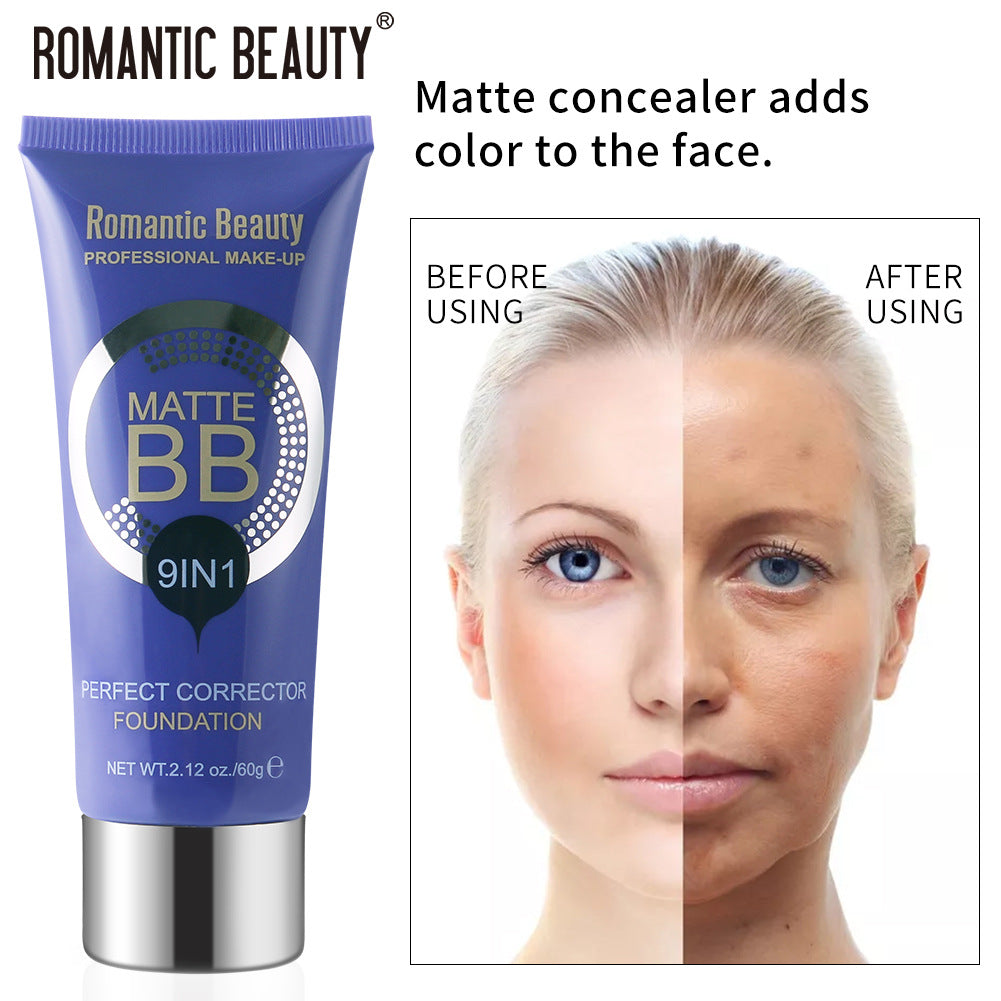 Omantic Beauty Liquid Foundation To Beautify Facial Pores Concealer Not Easy To Take Off Makeup BB Cream