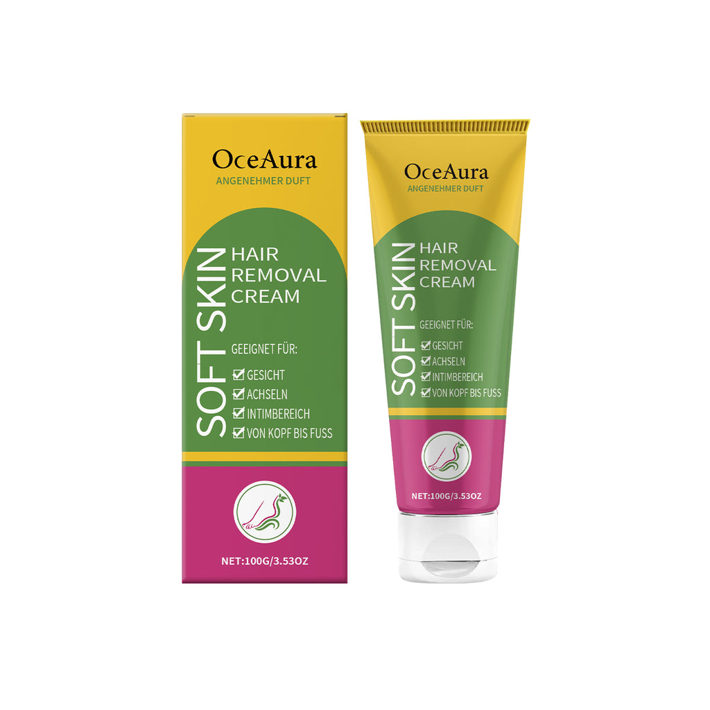 OceAura Gentle And Soothing Hair Removal Cream, Gently Cleanses Various Skin Types And Is Suitable For Refreshing, Smooth And Fine Hair Removal Cream