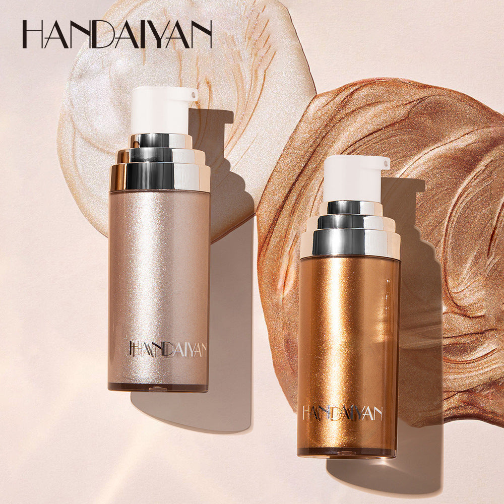 HANDAIYAN Body Highlighter Body Brightening Liquid Highlighter Brightening Liquid Lotion