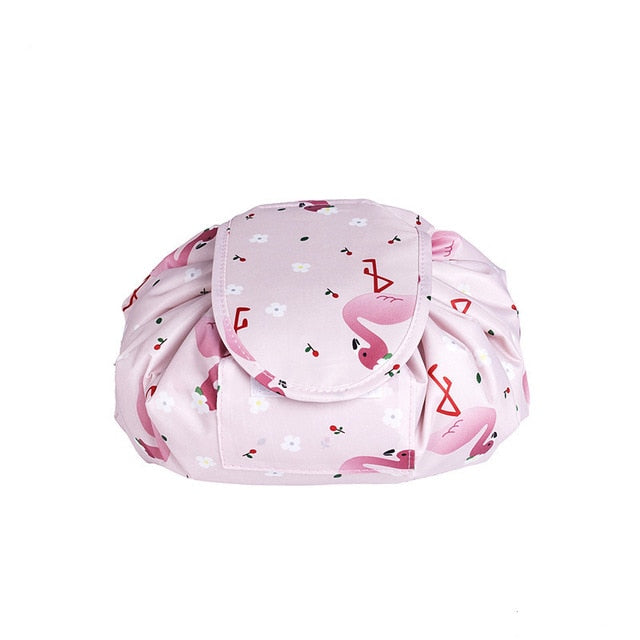 Do Not Miss Drop ship Women Drawstring Cosmetic Bag travel Organizer bag pouch Make Up Case Storage Makeup Bag Toiletry bag