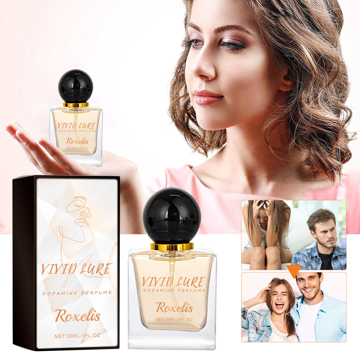 Dopamine Perfume, Natural Fragrance Fruit Light Fragrance Couples Dating Niche Atmosphere Perfume Lasting Fragrance Perfume