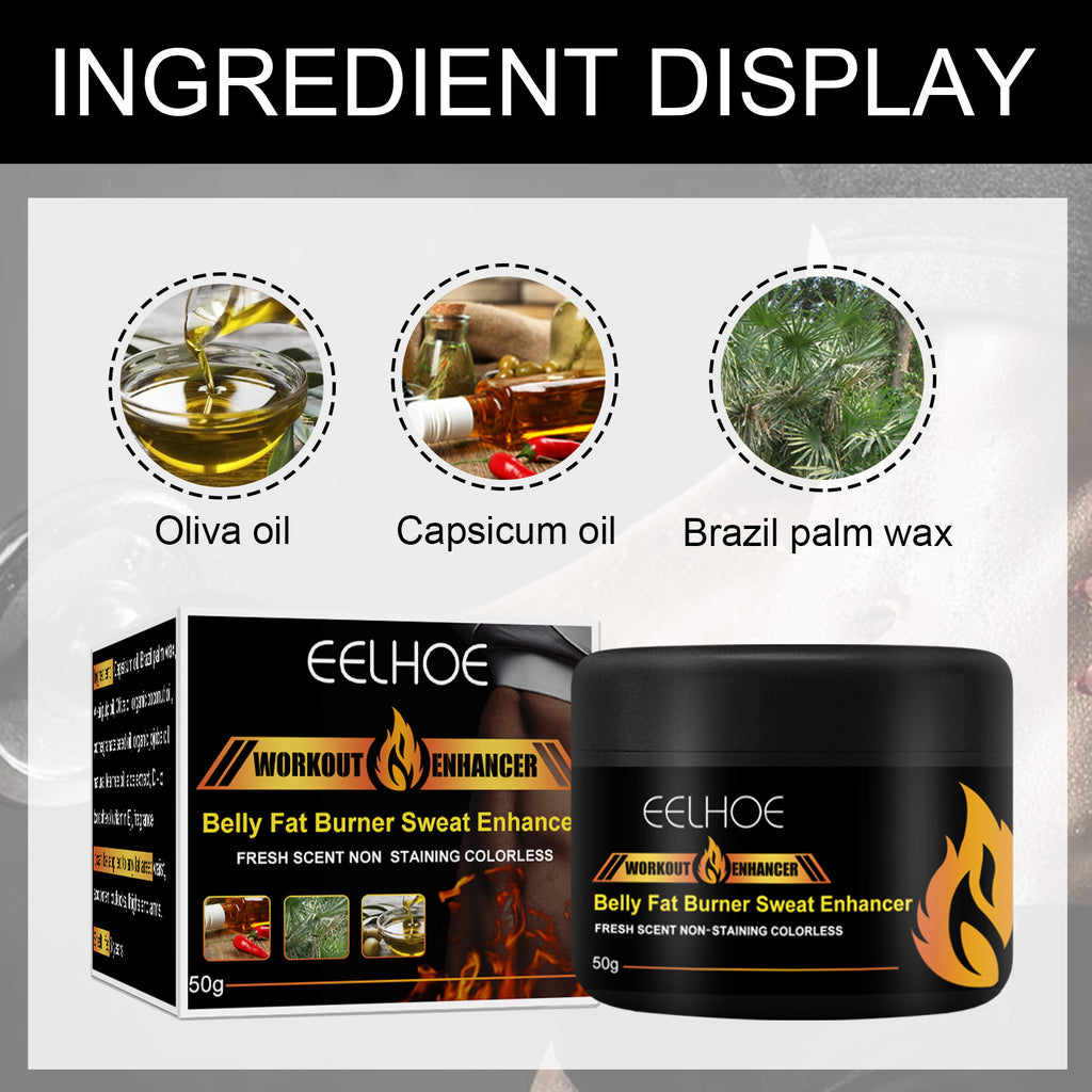 EELHOE Abs Cream, Abdominal Strength Men And Women's Chest Muscle Waistcoat Line Massage Fitness Sculpting Cream