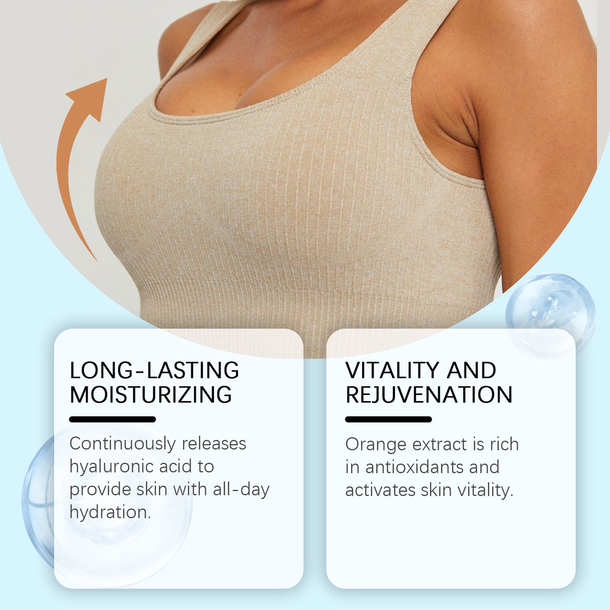 OUHOE Anti-Wrinkle Firming Multi-Purpose Cream, Body Buttocks Chest Legs Skin Moisturizing Massage Firming Cream