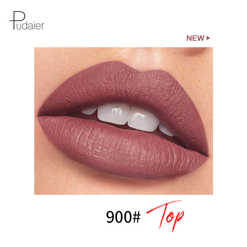 Pudaier 18 Color Mini Capsule Lip Glaze Velvet Fog Color Non-Stick Cup Smooth Matte