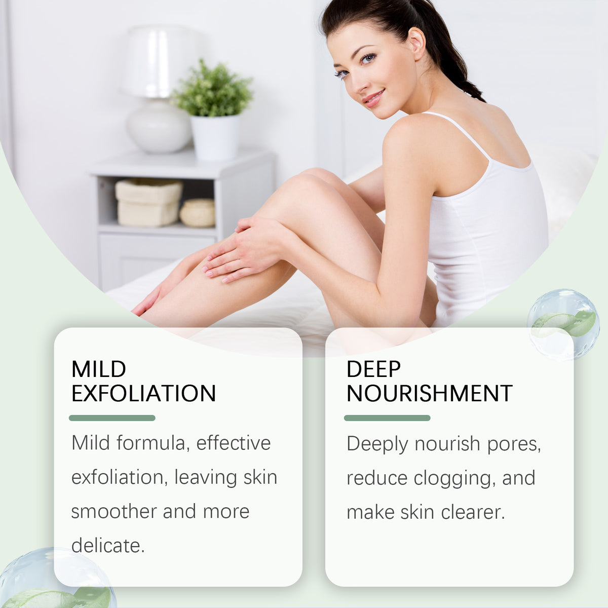 OUHOE Exfoliating Acanth Oil, Gentle Exfoliating Oil For Dull Armpit Elbow Joints