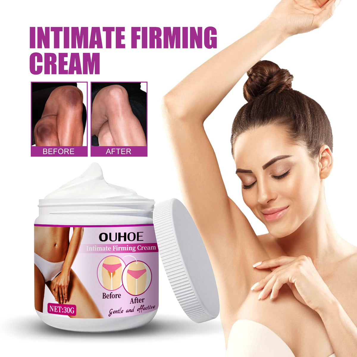 OUHOE Skin Firming Cream, Brightening Skin Melanin Removal Brightening Skin Moisturizing Cream