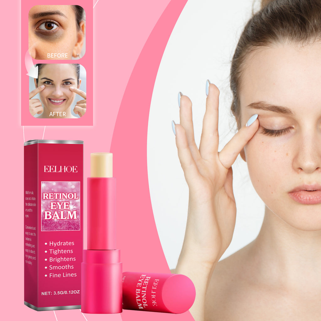 EELHOE Moisturizing Eye Cream Bar, Firming Eye Skin Bar Eye Essence To Reduce Fine Lines And Moisturize Eye Bags