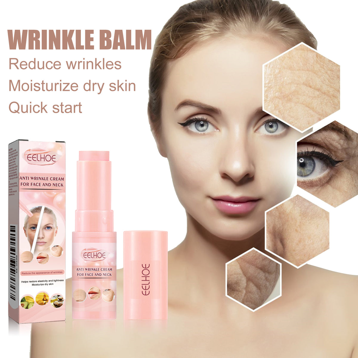 Facial Balm For Fine Lines, Hydrating, Firming, Hydrating And Repairing Skin Care Balm