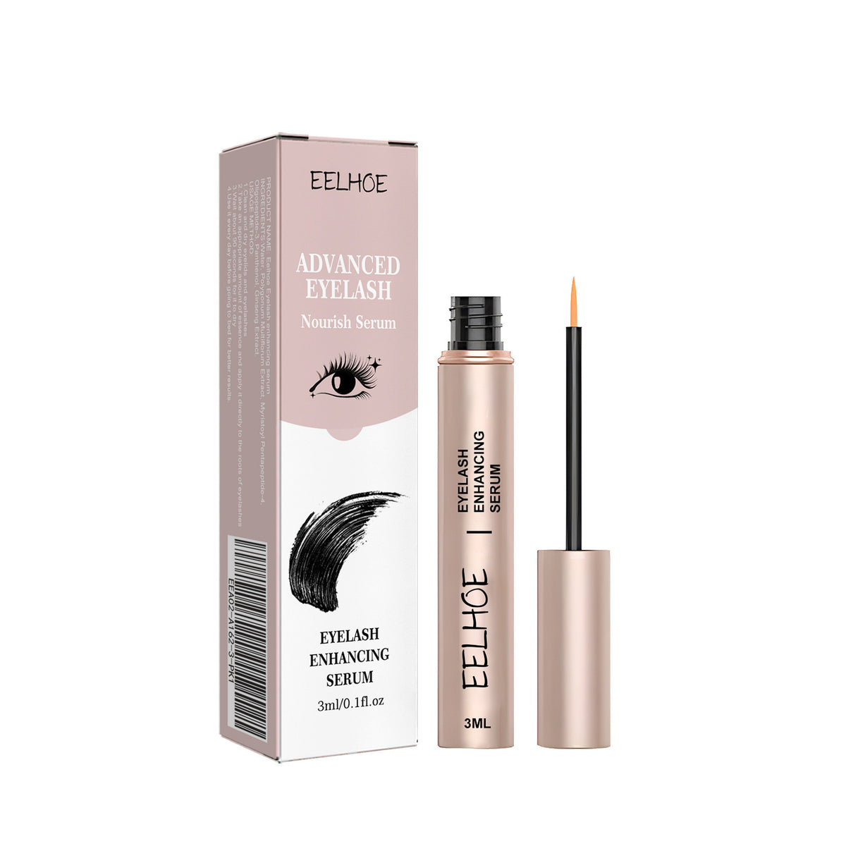 Eyelash Liquid for Natural Curling, Lengthening, and Thickening with Moisturizing Care
