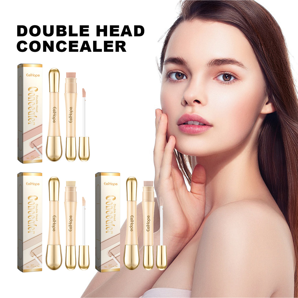 Double Head Concealer, Brightening And Waterproofing Concealer Stick