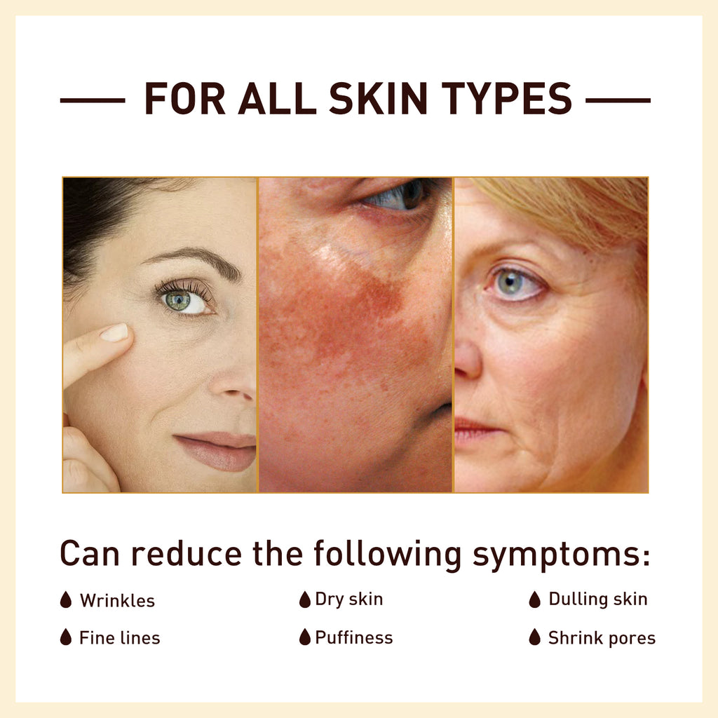 OUHOE Rice Anti Wrinkle Essence, Repairs Skin Moisturizes Firms Whitens Essence