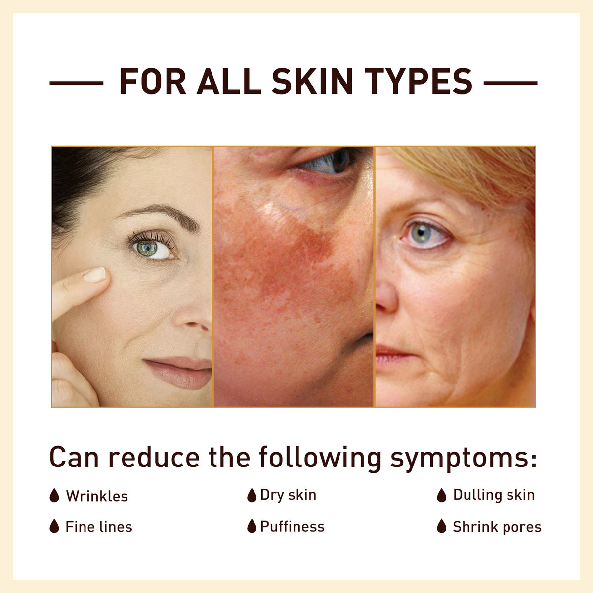 OUHOE Rice Anti Wrinkle Essence, Repairs Skin Moisturizes Firms Whitens Essence