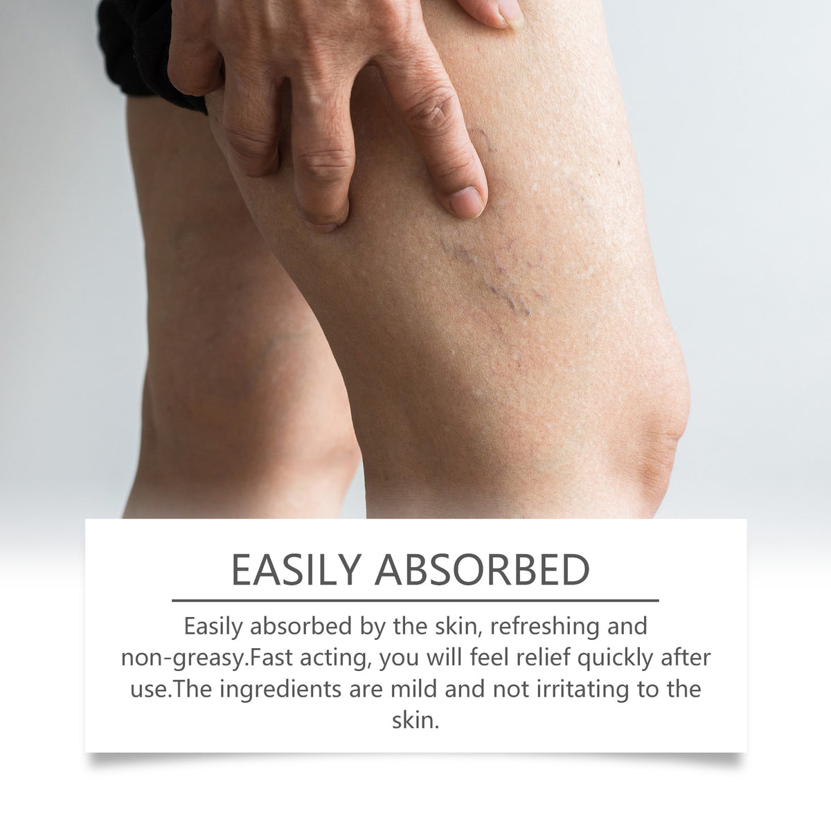 OceAura Leg Care Cream Gentle Relief For Leg Discomfort Topical Treatment Cream For Daily Leg Massage
