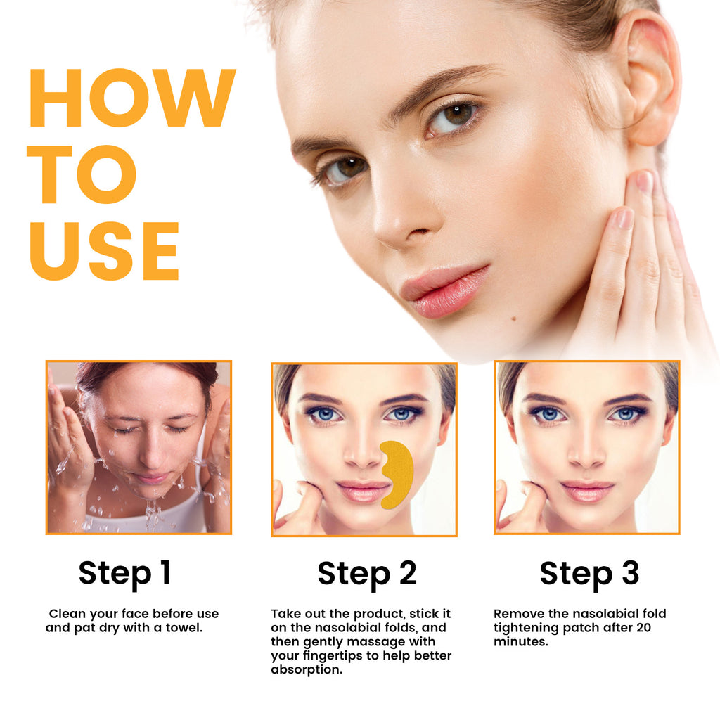 Nasolabial Folds Patch, Fade Fine Lines Law Lines Lifting And Tightening Facial Skin Moisturizing And Hydrating