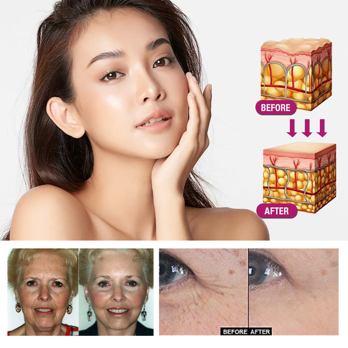 EELHOE Night Frozen Mask, Leave-In Facial Mask Firming Skin, Reducing Fine Lines And Moisturizing Night Cream
