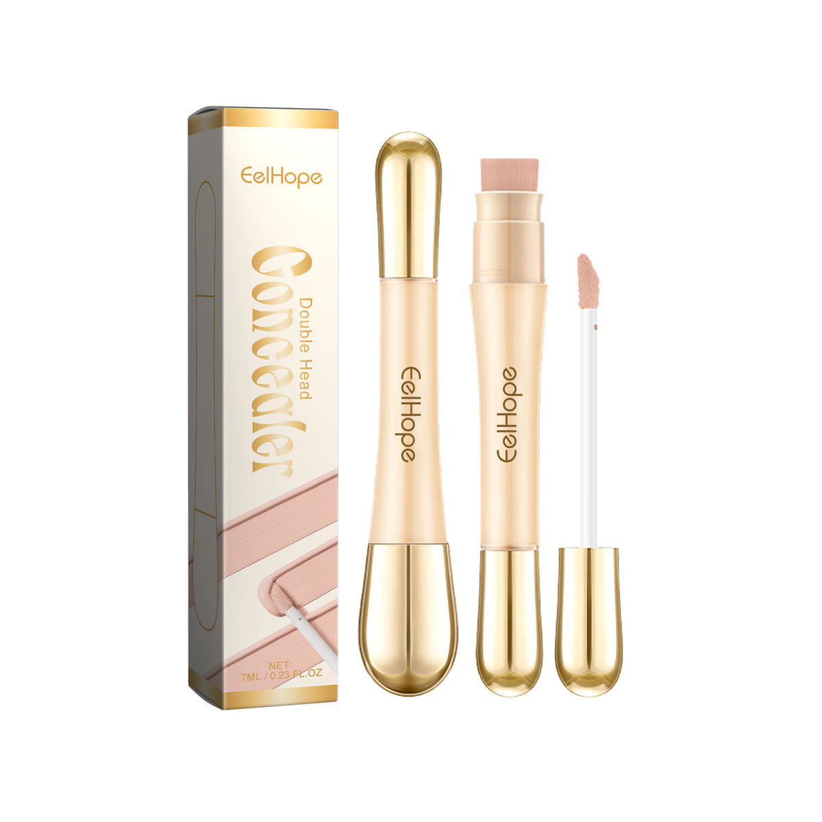 Double Head Concealer, Brightening And Waterproofing Concealer Stick