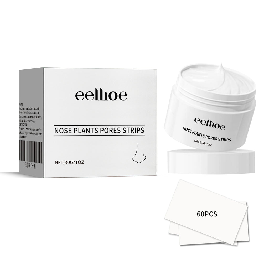 EELHOE Blackhead Cleansing Cream Skin Oil Blackheads Acne Exfoliating Cleansing Repair Pore Tearing Nose Patch