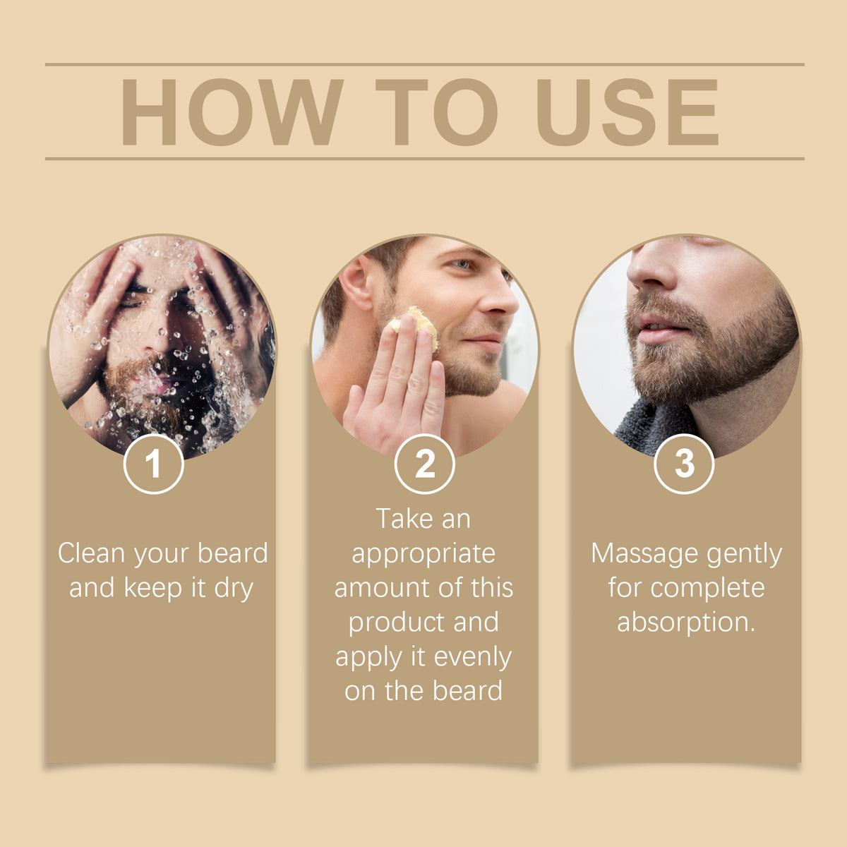 WoodSleep Men's Beard Balm Gentle Nourishing Beard Fragrance Soft, Bright And Three-Dimensional Shape