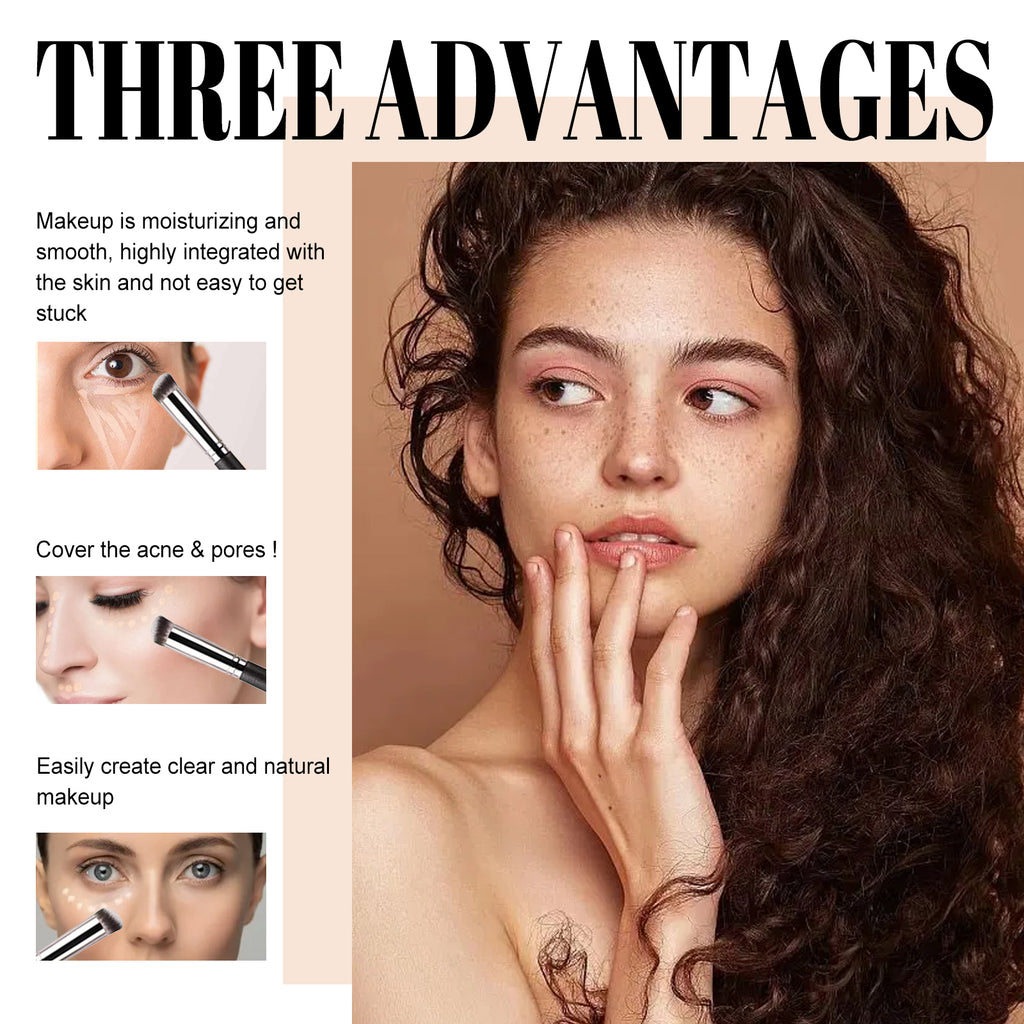Three-Color Concealer, Hide Facial Blemishes Tear Gashes Dark Circles Under Eyes Spots To Create A Clear Natural Look